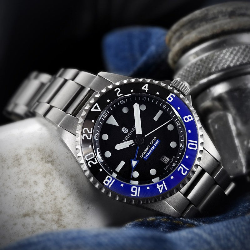 Ocean Titanium 500 GMT Premium ceramic