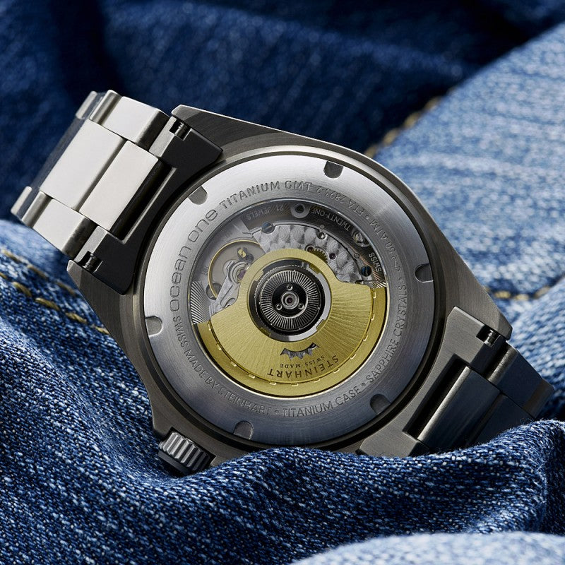 Ocean Titanium 500 GMT Premium ceramic