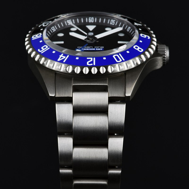 Ocean Titanium 500 GMT Premium ceramic