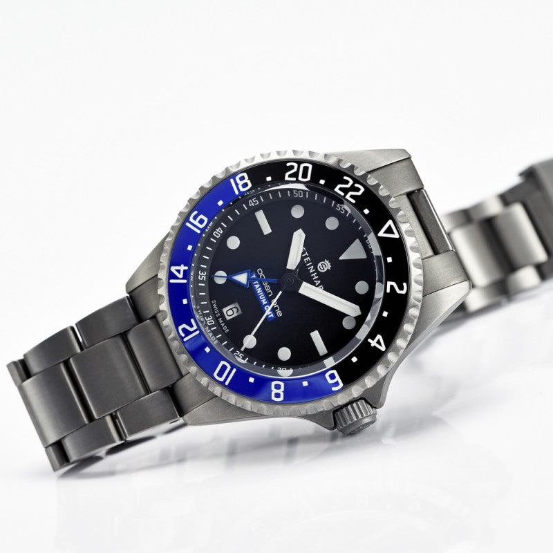 Ocean Titanium 500 GMT Premium ceramic