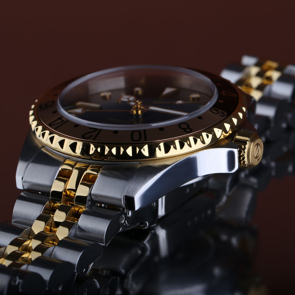 Ocean 39 GMT.2 two-tone CHOCOLATE Diver Watch