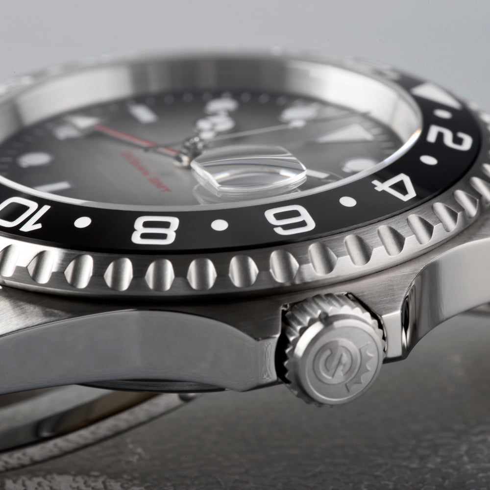 OCEAN 1 GMT PREMIUM BLACK CERAMIC - LIMITED exclusively only here available