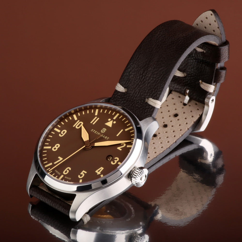 Nav B-Uhr 42 Brown A-Type special OLKO edition only here