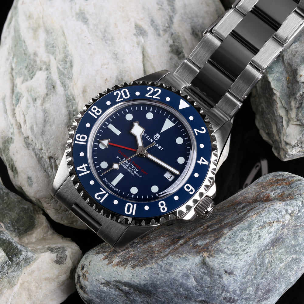 Ocean 3 GMT Blue ceramic