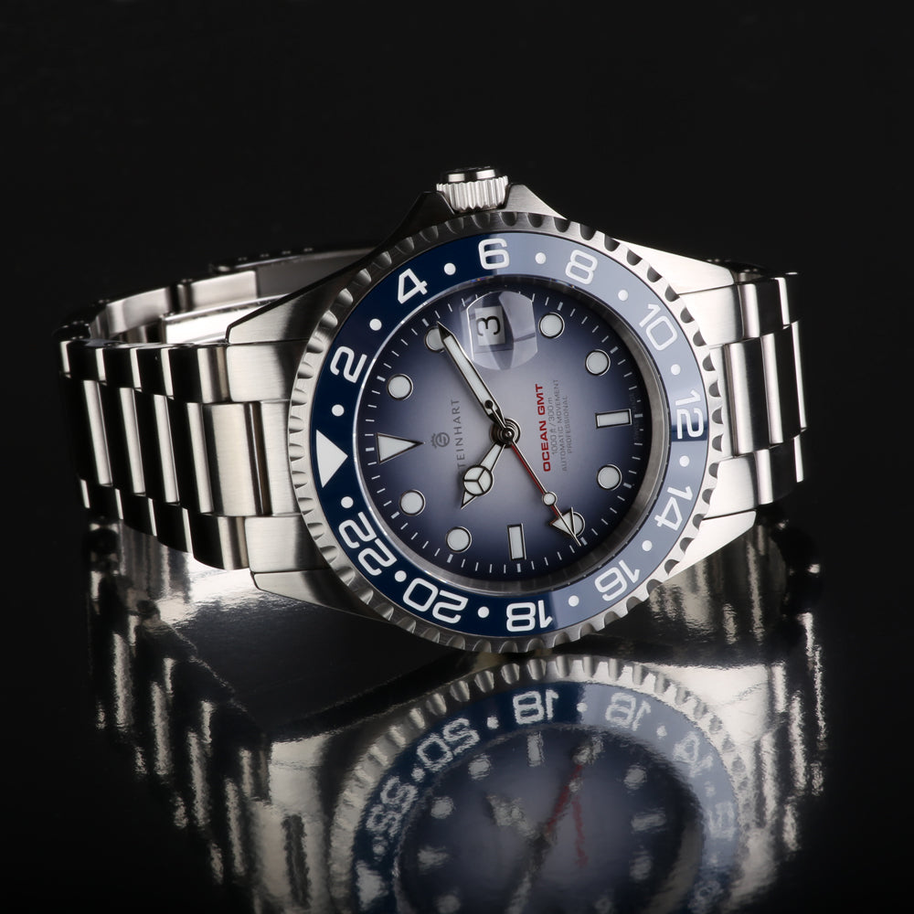 OCEAN 1 GMT PREMIUM BLUE CERAMIC - LIMITED exclusively only here available