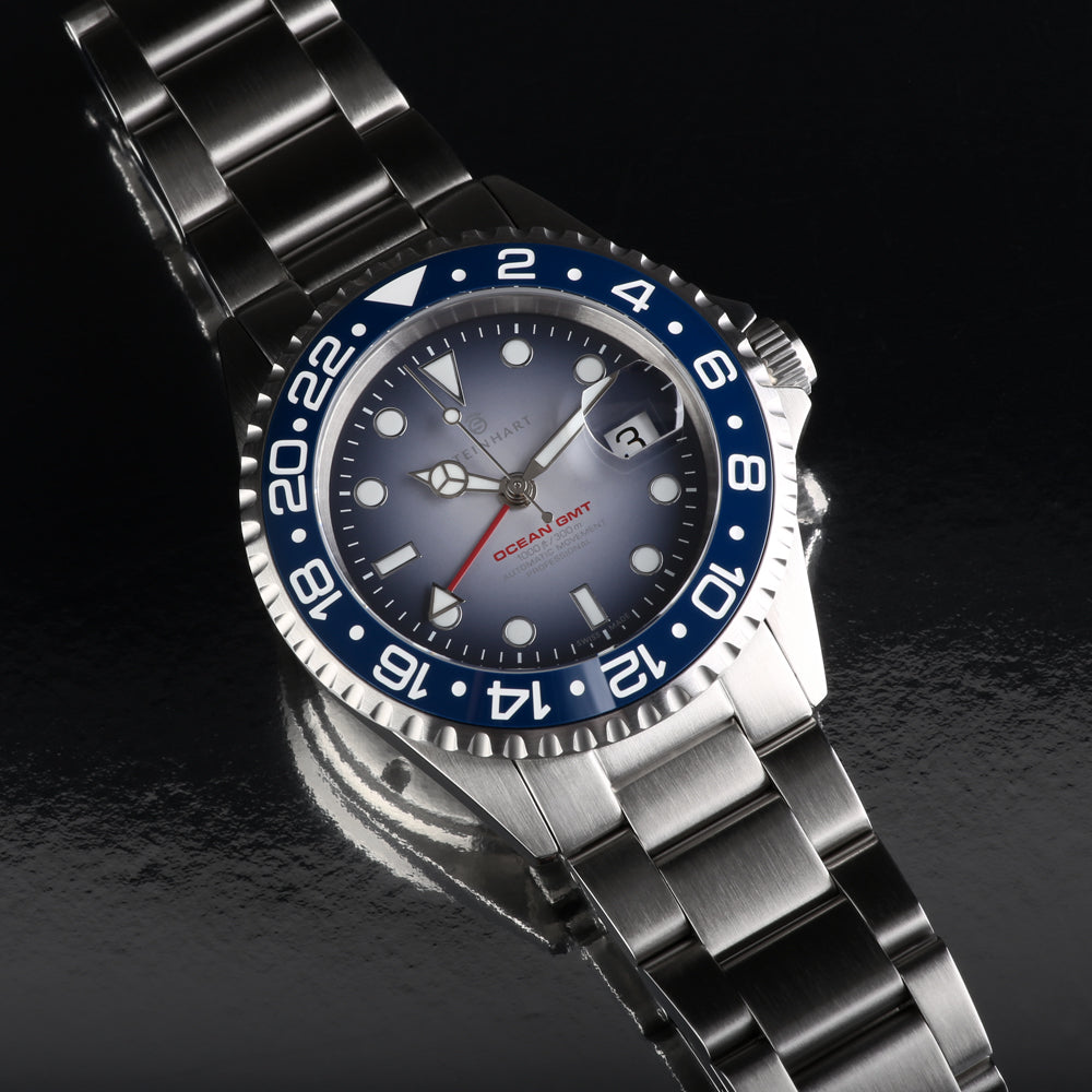 OCEAN 1 GMT PREMIUM BLUE CERAMIC LIMITED exclusively only here